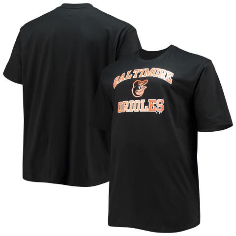 Baltimore Orioles V Tie-Dye T-Shirt - Black/Orange