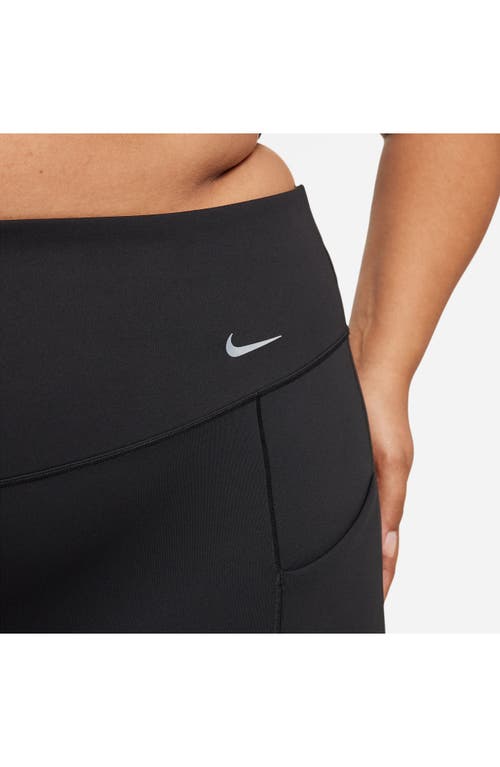 Shop Nike Dri-fit Universa High Waist Bike Shorts In Black/black