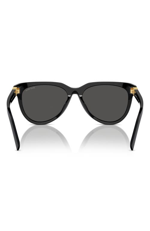Miu Miu 12zs Sole16k5s0 In Black/dark Grey