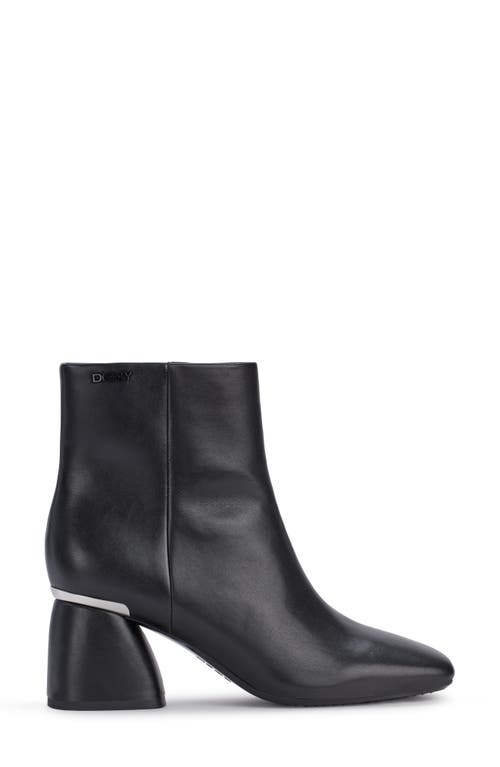 Shop Dkny Caleena Block Heel Bootie In Black