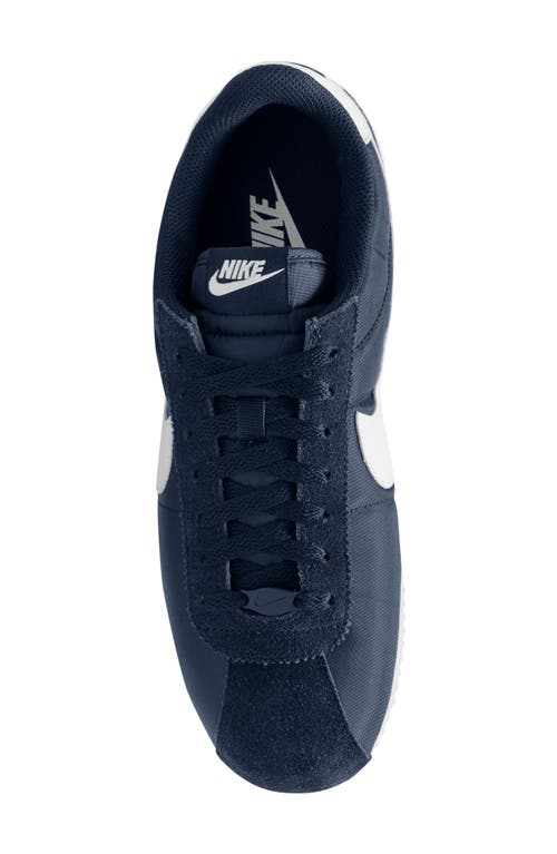 Shop Nike Cortez Txt Sneaker In Midnight Navy/white