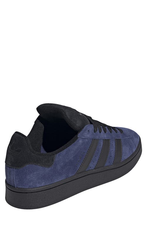 Shop Adidas Originals Adidas Campus 00s Sneaker In Black/black/dark Blue