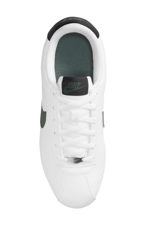 Shop Nike Cortez Sneaker In White/vintage Green/black