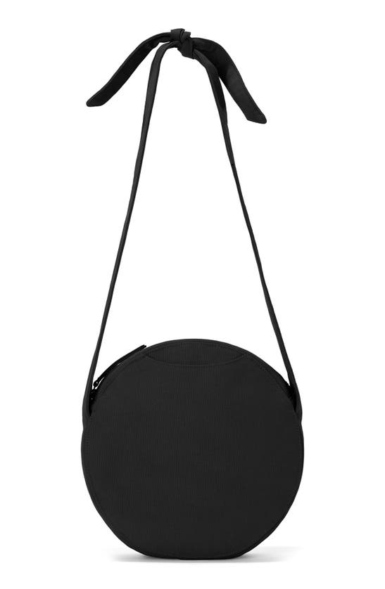 Luna Organic Cotton Shoulder Bag In Onyx