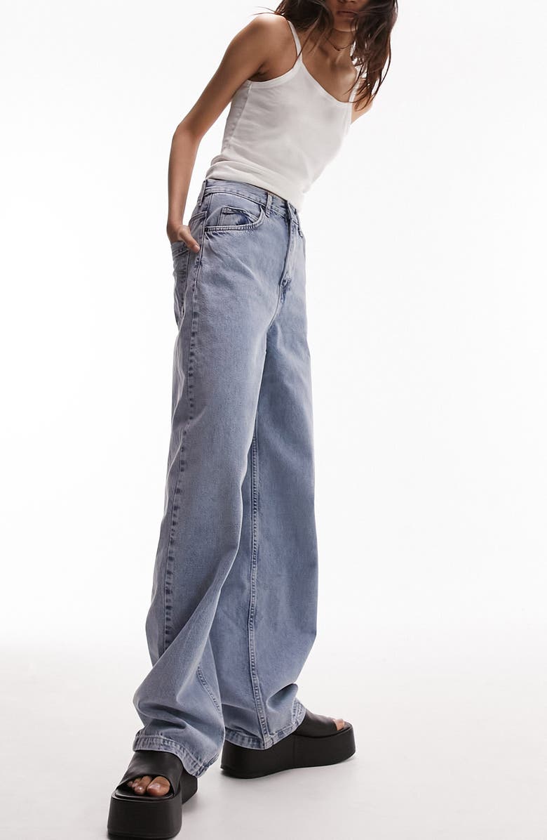 Topshop Baggy Wide Leg Nonstretch Jeans | Nordstrom