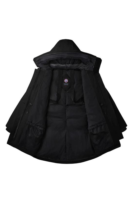 Canada Goose Rossclair Water Resistant 625 Fill Power Down Parka In Black