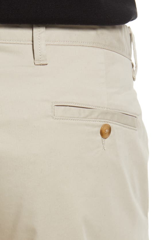 Shop Open Edit Stretch Cotton Skinny Chino Shorts In Grey Sphere