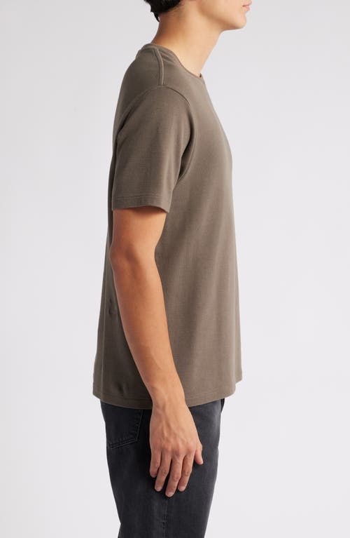 Frame Duo Fold Cotton T-shirt In Taupe