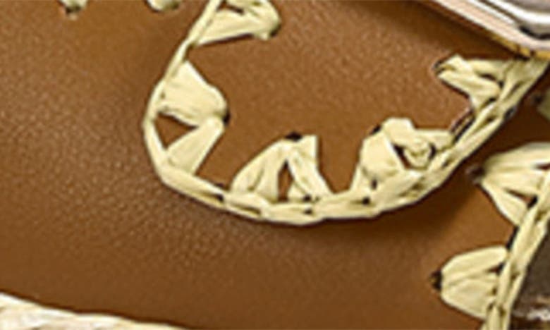 Azalea Wang Calluna Platform Slide Sandal In Tan
