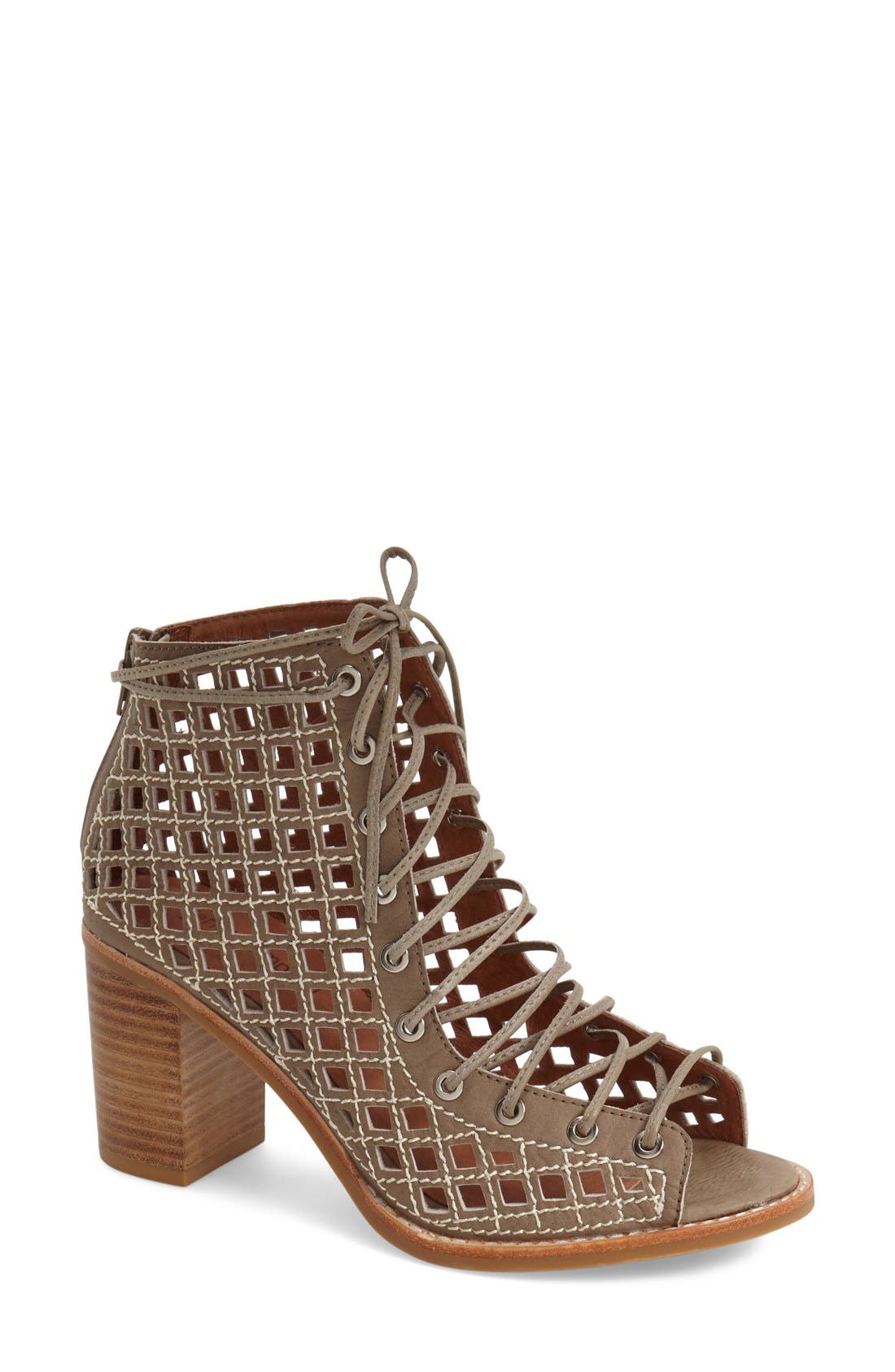 jeffrey campbell cors peep toe booties