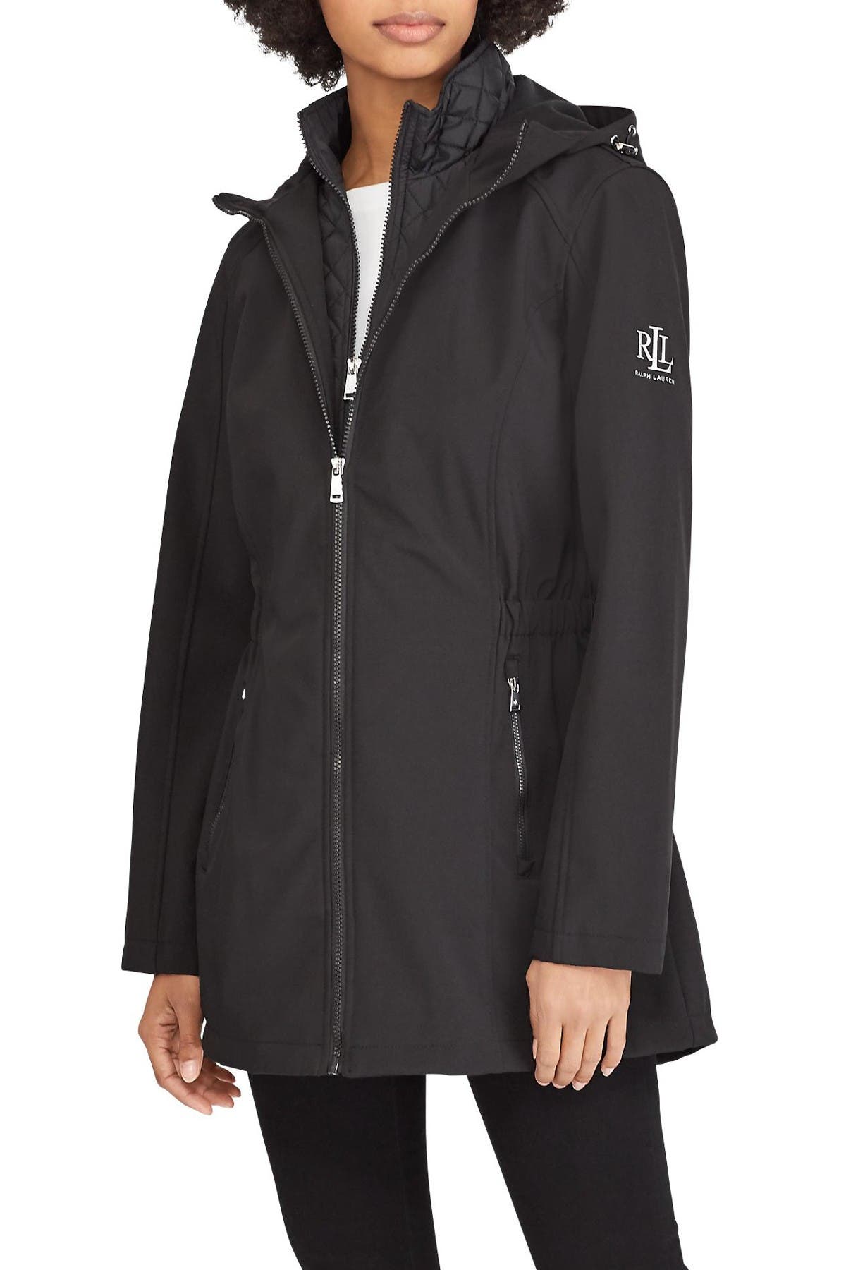 ralph lauren soft shell hooded jacket