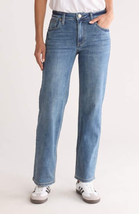 Faye High Waist Wide Leg Jeans (Albees)