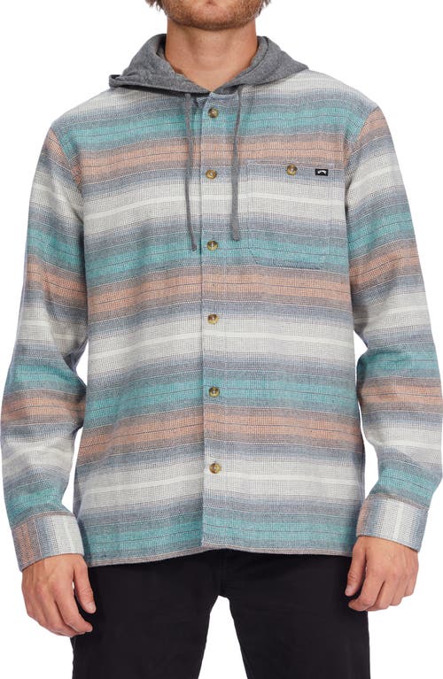 Billabong Baja Hooded Button-Up Shirt in Chino at Nordstrom, Size Small