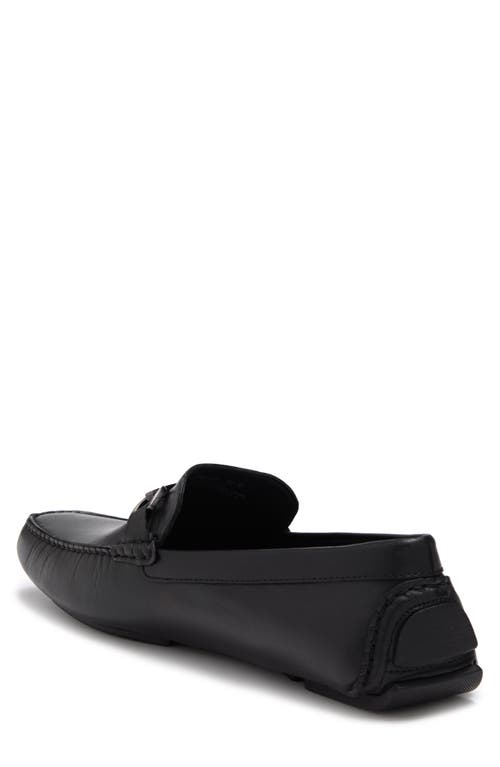 Donald Pliner Leather Bit Loafer In Black