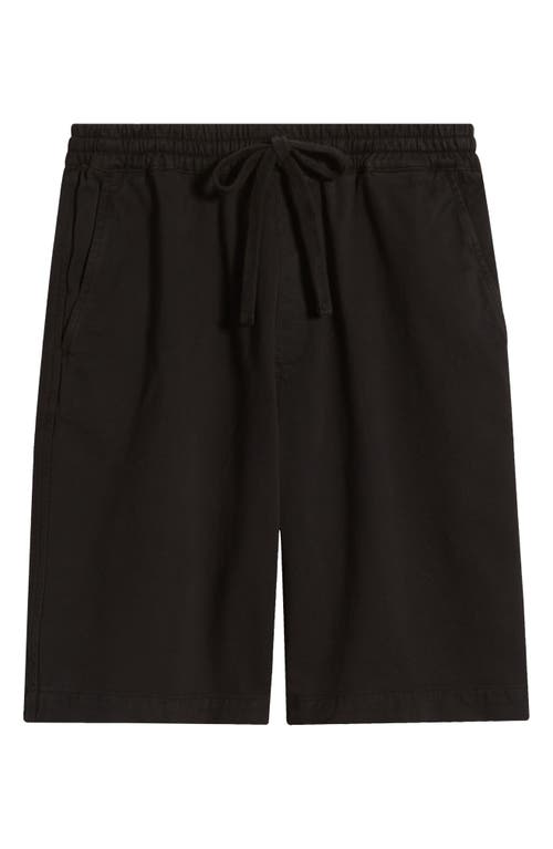 Carhartt Work In Progress Floyde Relaxed Fit Twill Shorts In Black Garment Dyed