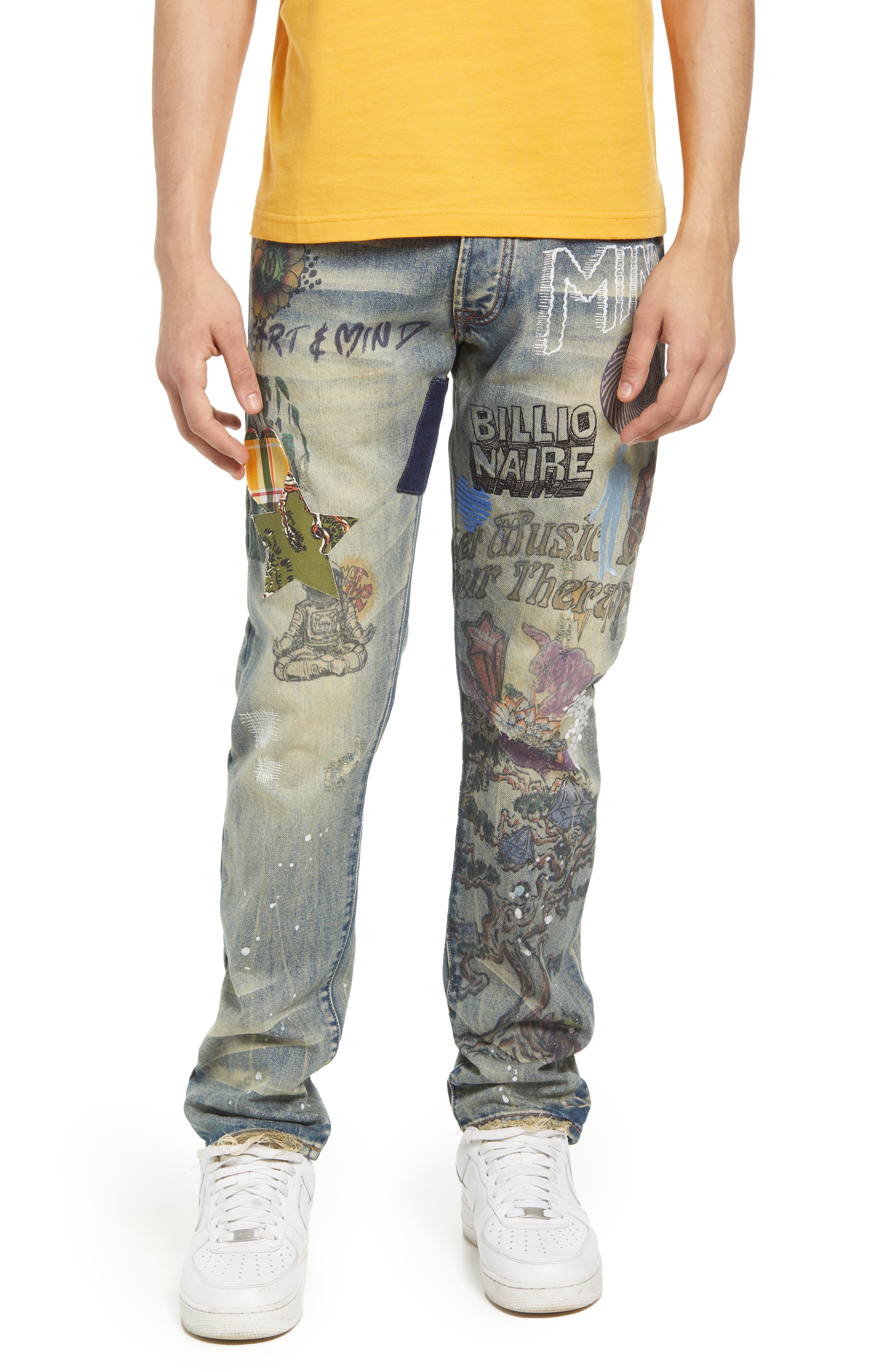 Billionaire Boys Club Men's BB Booster Jeans in Campus at Nordstrom, Size 30