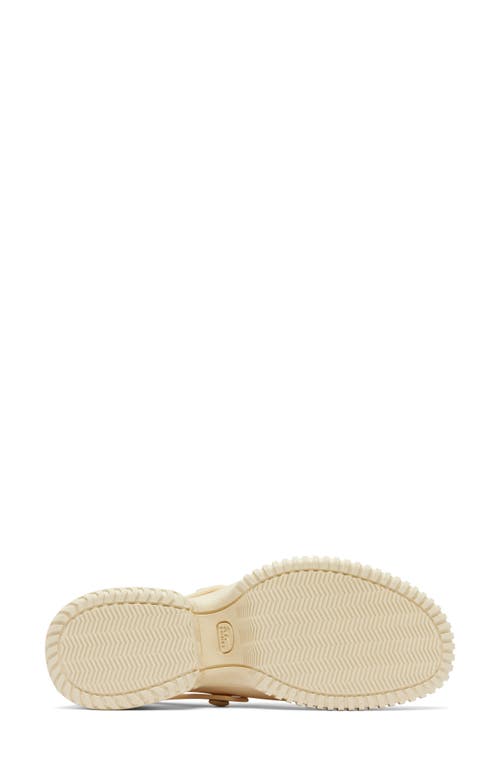 Shop Sorel Ona Streetworks Slingback Platform Clog In Honey White/sea Salt