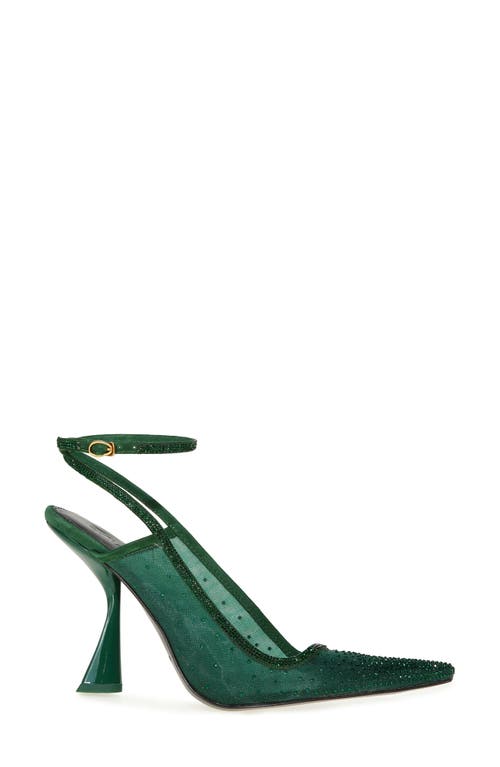 Shop Cult Gaia Diya Pointed Toe Pump In Malachite