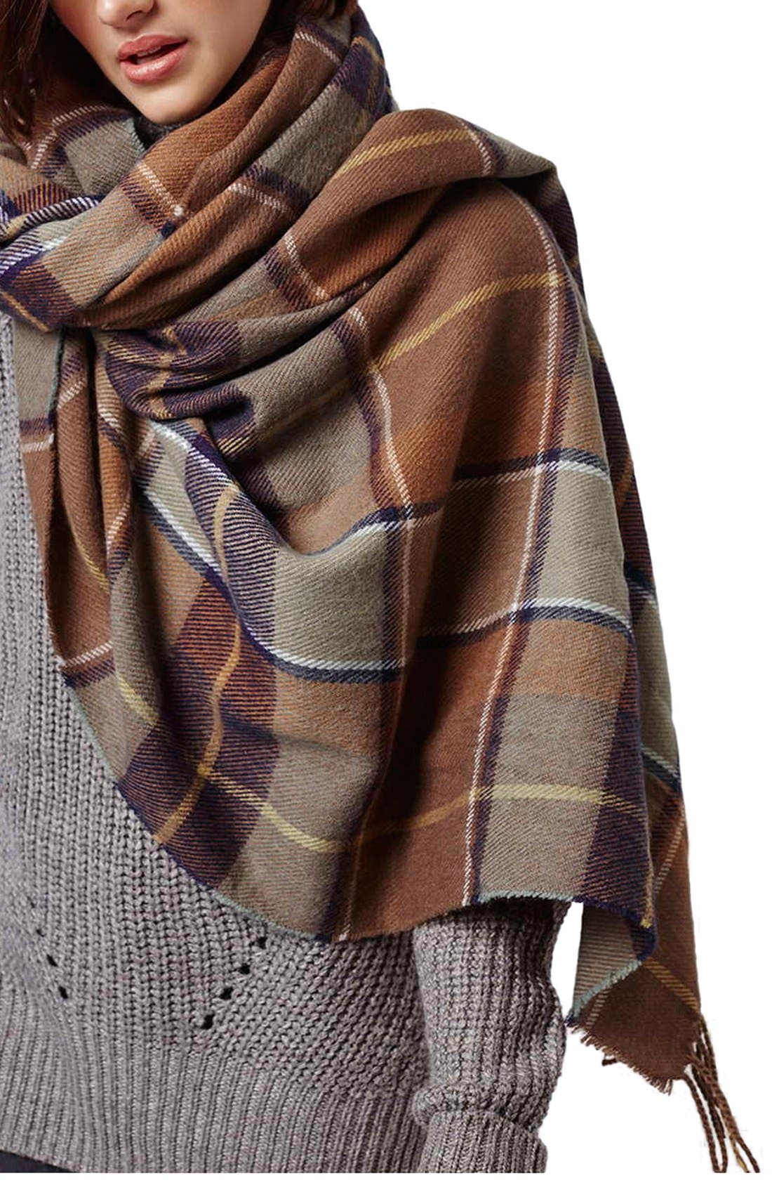 Check Blanket Scarf Nordstrom