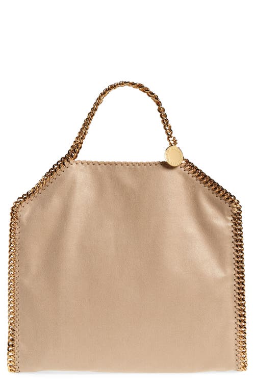 Stella McCartney Falabella Faux Leather Foldover Tote in 9300 Butter Cream at Nordstrom