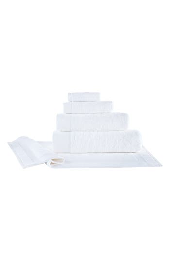 Brooks Brothers 2-piece Solid Signature Cotton Towel Set In White