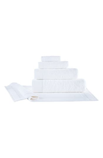 BROOKS BROTHERS BROOKS BROTHERS 2-PIECE SOLID SIGNATURE COTTON TOWEL SET