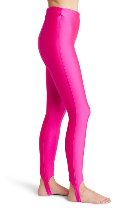 90 Degree by Reflex Women's Size XS Cropped Leggings Yoga Capri Neon Hot  Pink