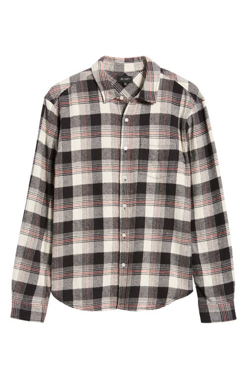 Ag Aiden Plaid Button-up Shirt In Field Plaid Black Multi