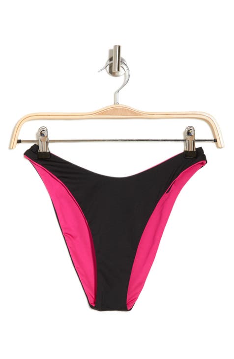 NIKE Reversible Sling Bikini Bottom, Black Women's Bikini