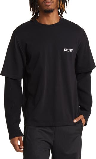 KROST x Nautica  Fair Winds dark navy oversized tee t-shirt