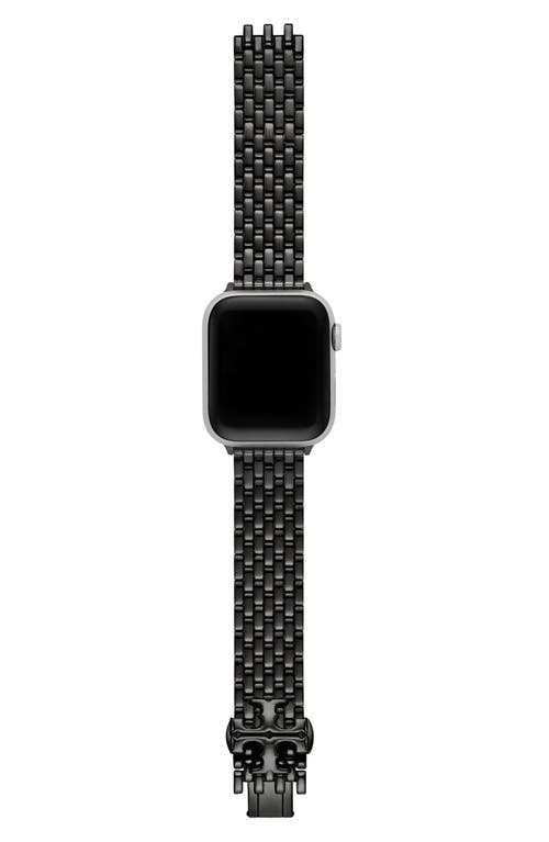 Tory Burch Apple Watch Eleanor Bracelet Strap In Black