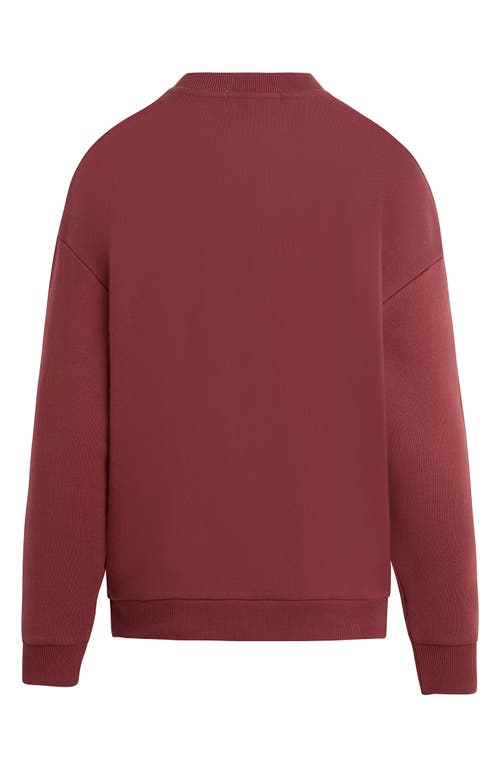 Favorite Daughter Collegiate Cotton Blend Sweatshirt In Sangria Nights