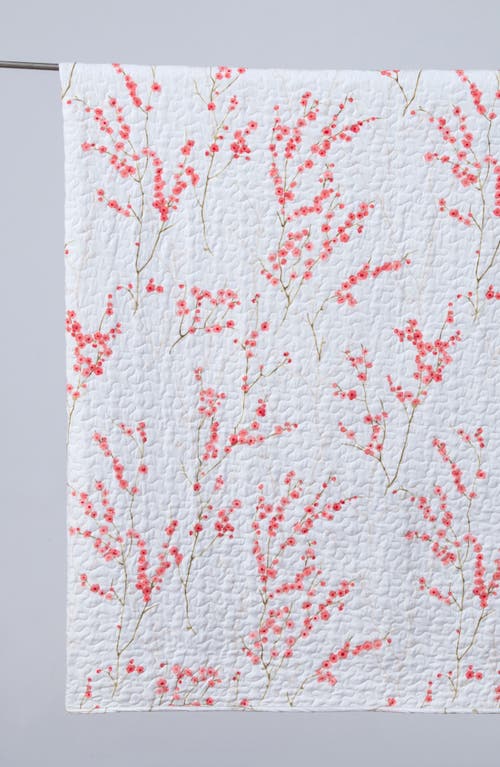 Woven & Weft Coastal 3-piece Quilt Set In Cherry Blossoms