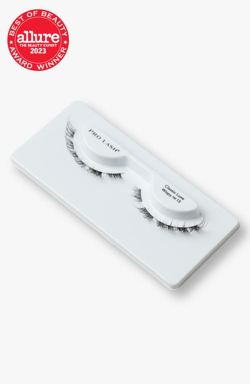 Pro Lash Single False Lash Set In Classic Luxe Wispy No. 15