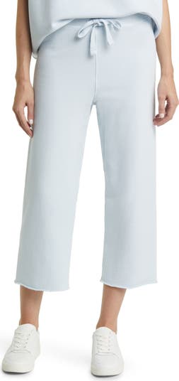 Frank Eileen Catherine Crop Wide Leg Sweatpants Nordstrom