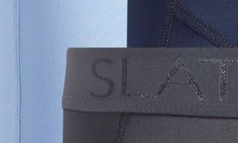 Shop Slate & Stone 3-pack Assorted Microfiber Boxer Briefs In Blue Multi