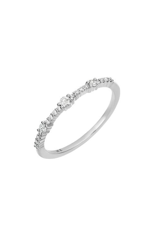 Bony Levy Liora Stackable Diamond Ring in 18K White Gold at Nordstrom, Size 6.5