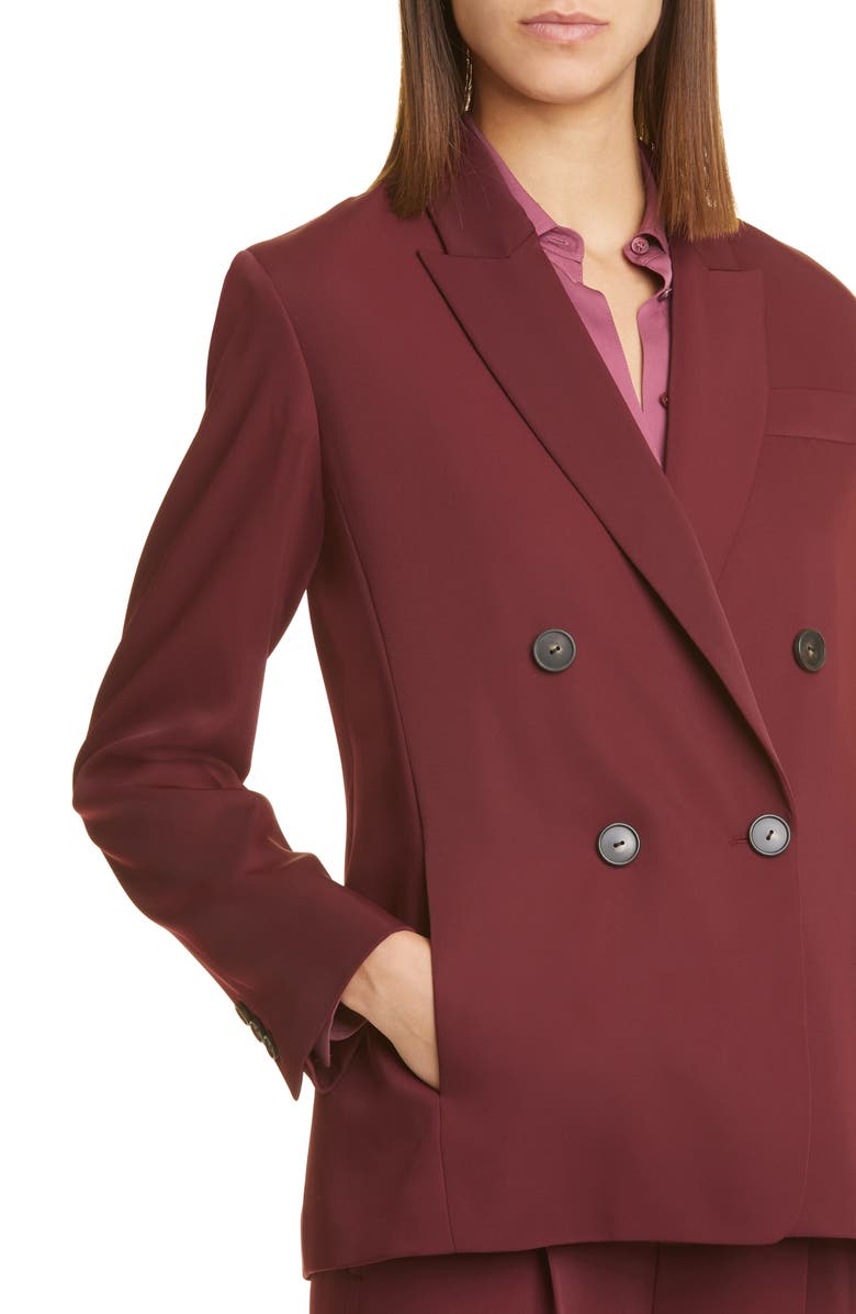 Vince Double Breasted Crepe Suit Blazer Nordstrom