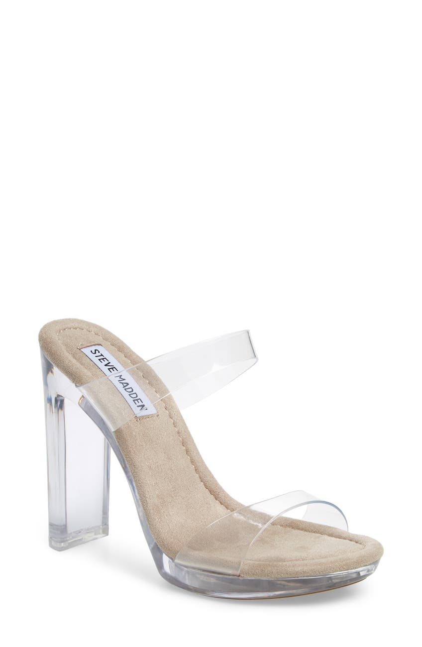 Steve Madden | Glassy Clear Platform Sandal | Nordstrom Rack