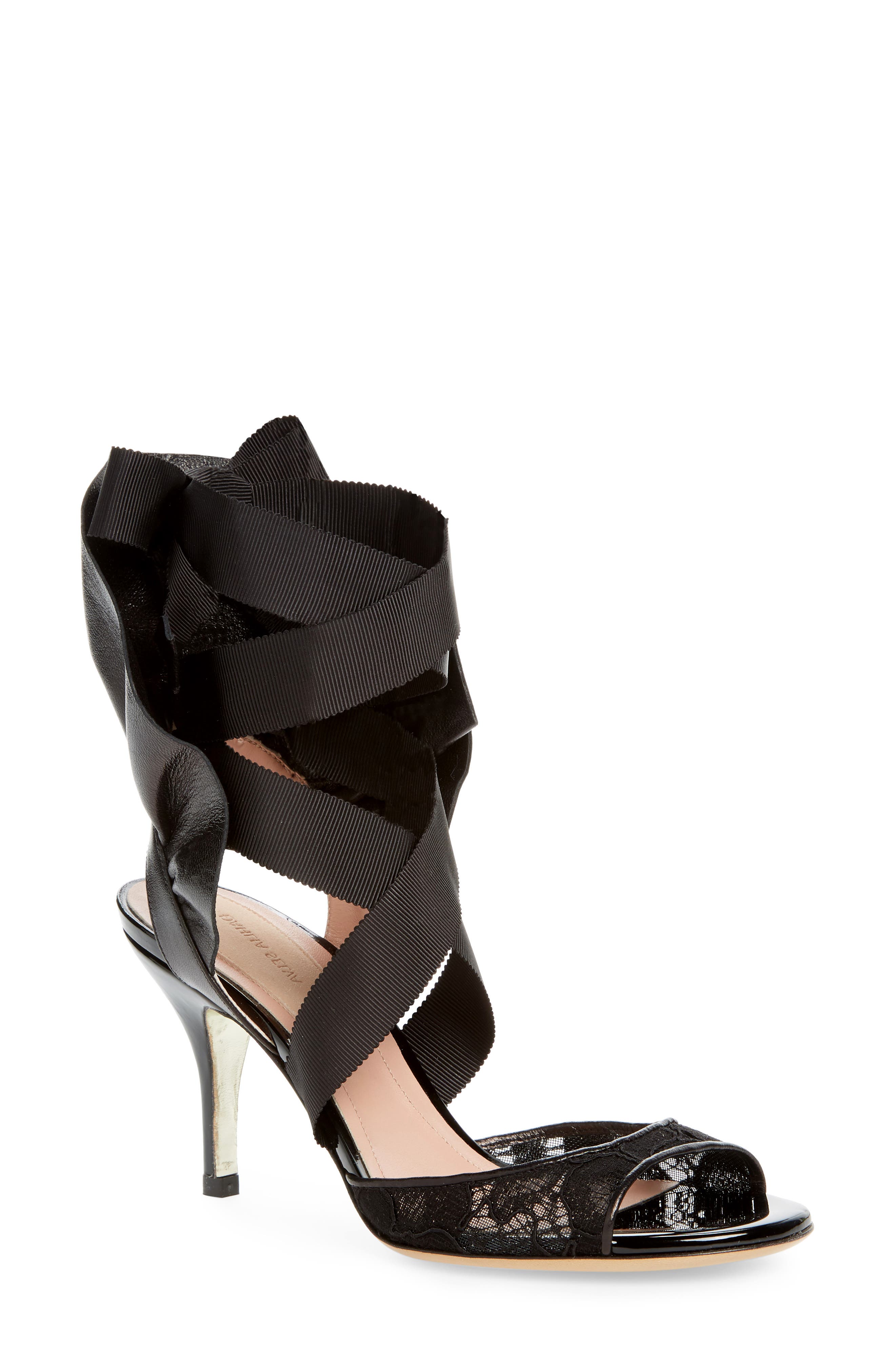 Dahlia Selva Frills For All Sandal, Black