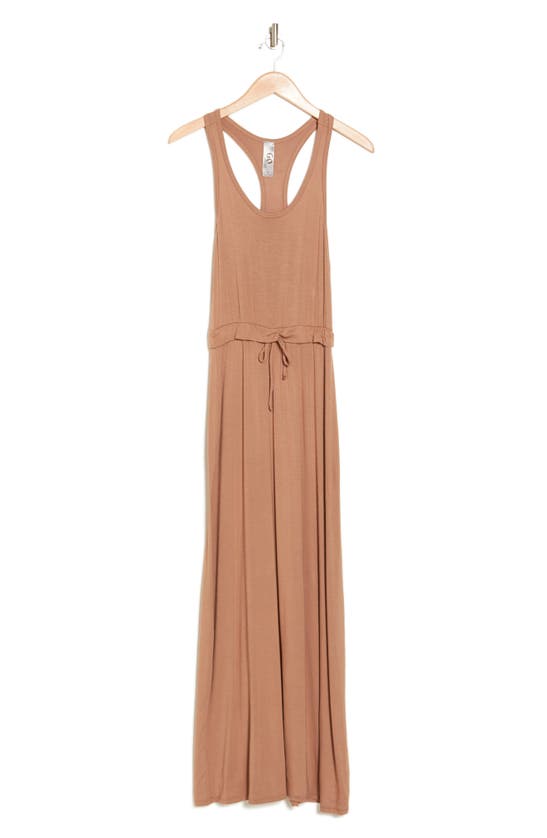 Shop Go Couture Racerback Maxi Dress In Sienna