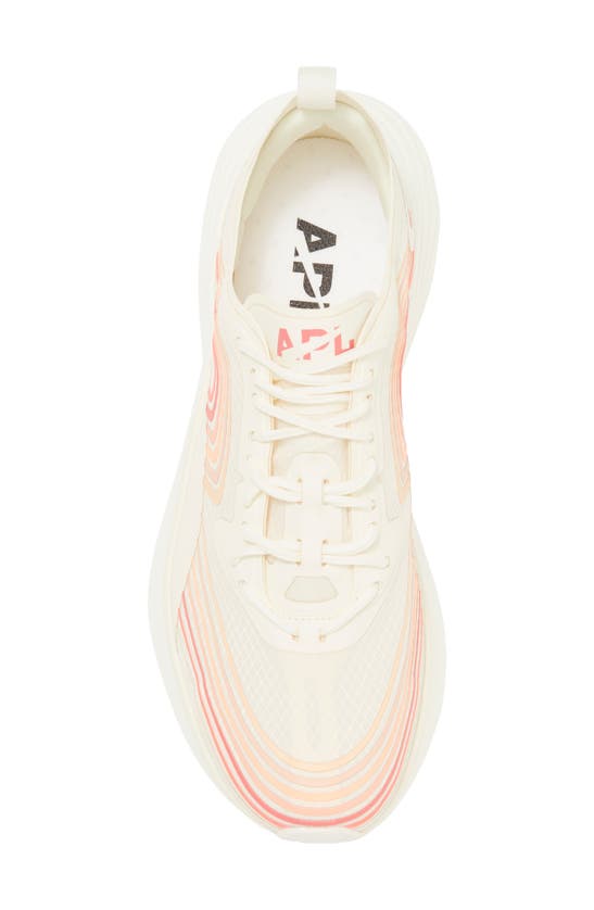 Shop Apl Athletic Propulsion Labs Streamline Running Shoe In Pristine / Fire Coral / Multi