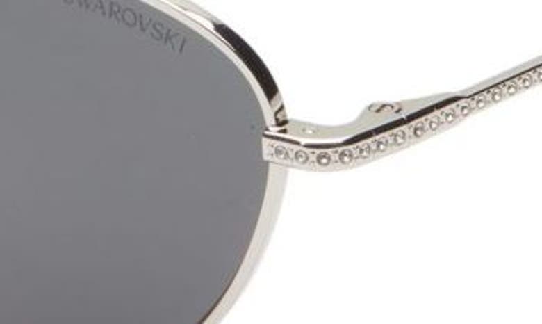 Swarovski 58mm Cat Eye Sunglasses In Dark Grey