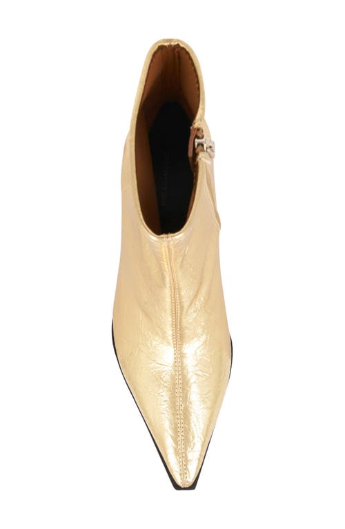 Bcbg Seriba Block Heel Bootie In Gold