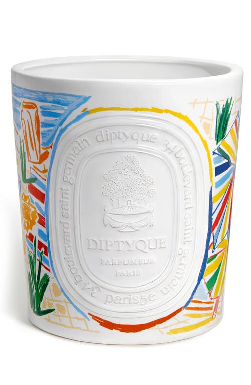 Diptyque Citronnelle Lemongrass & Orange Blossom Scented Candle In Brown