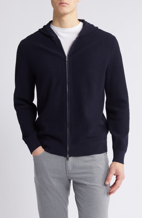 Shop Theory Myhlo Cotton Blend Hoodie In Baltic