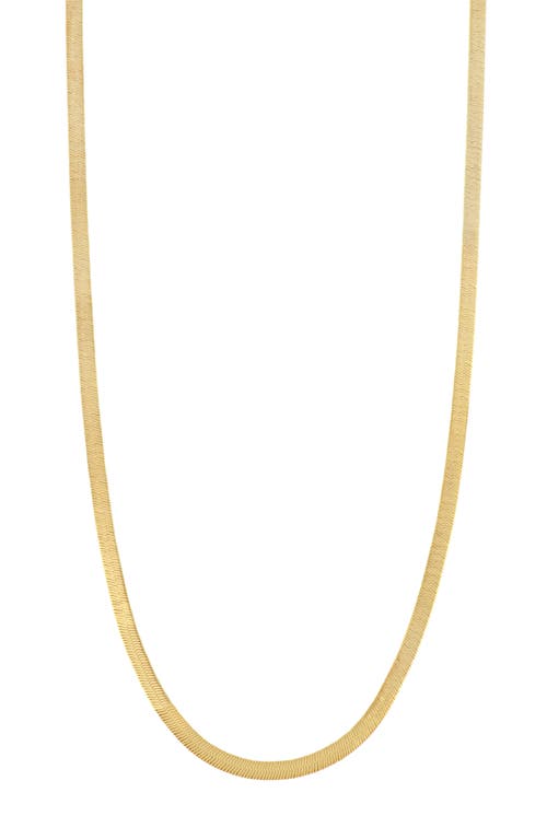 Bony Levy Cleo 14K Gold Herringbone Chain in 14K Yellow Gold at Nordstrom, Size 18