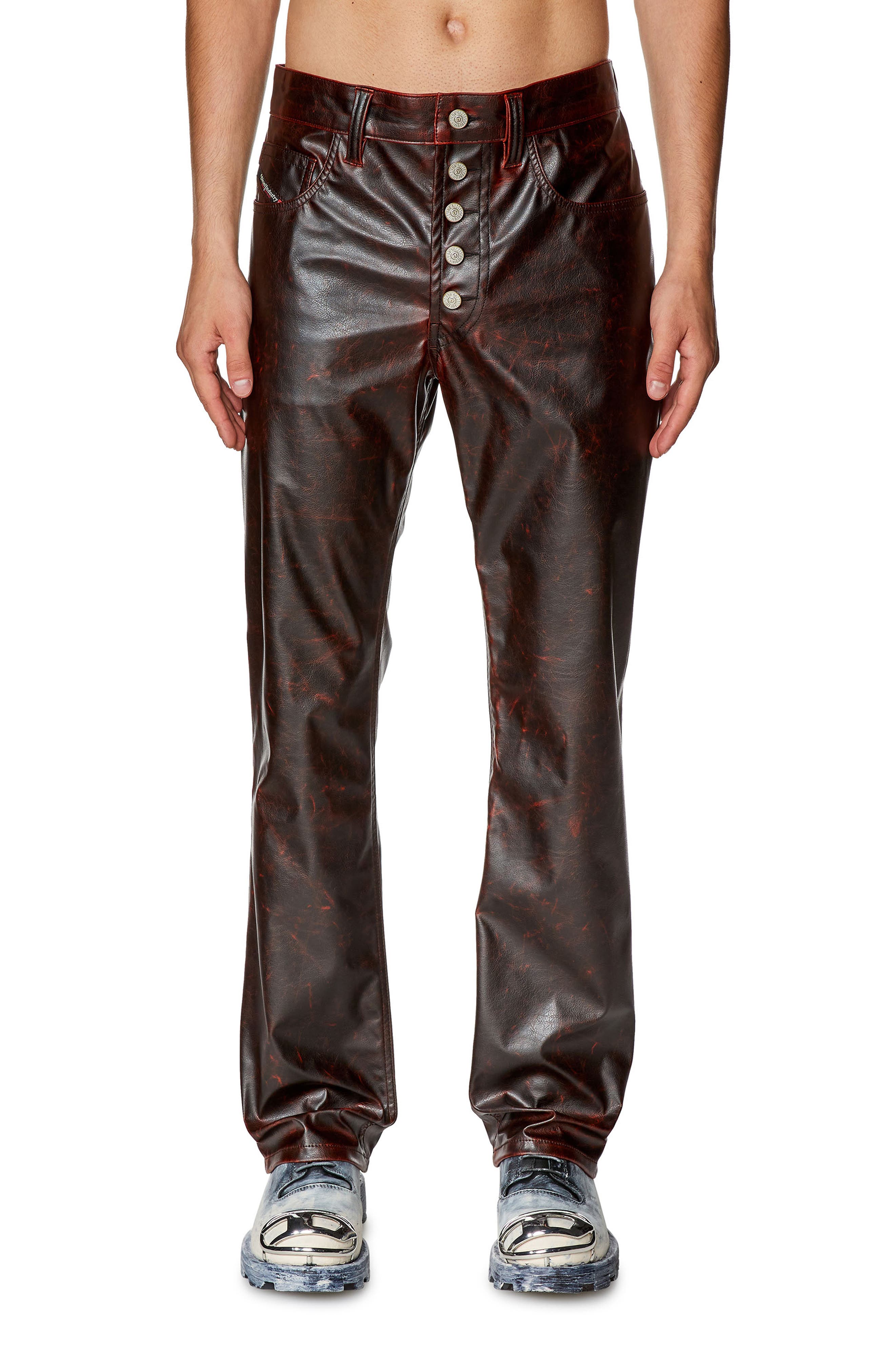 DIESEL® DIESEL P-Revol Regular Fit Coated Five Pocket Pants in