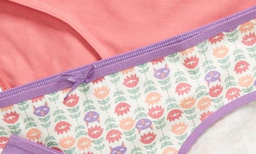 Shop Nordstrom Kids' Assorted 5-pack Hipster Briefs In Cute Cats Pack