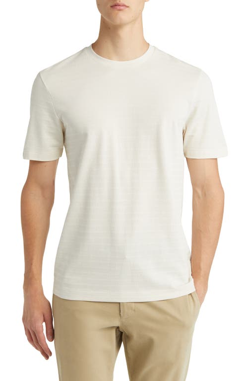 BOSS Tiburt Cotton T-Shirt Open White at Nordstrom,